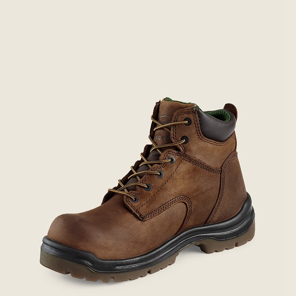 Safety Støvler Herre - Red Wing King Toe® - 6-Inch Toe - Brune - PXLHKZ-436